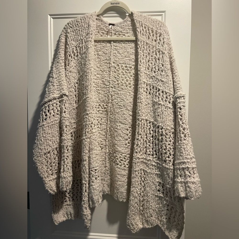 Free People Saturday Morning Textured Cardigan